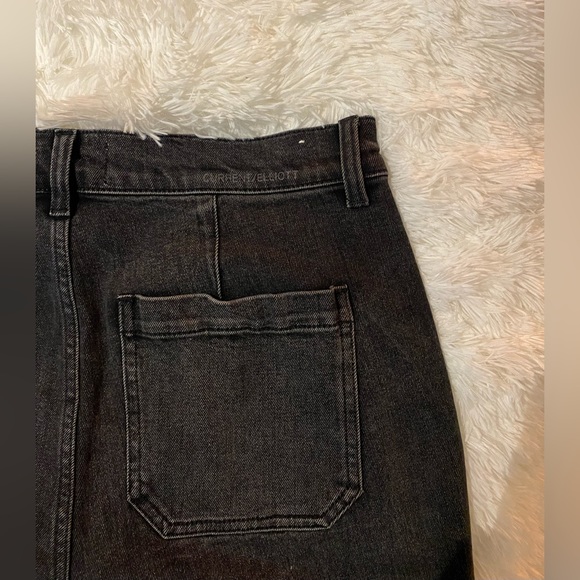 Current / Elliot faded black wide leg jean - Picture 4 of 8